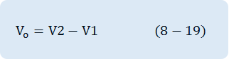 V_o=V2-V1