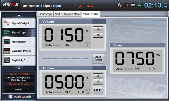 signalInput_wattmeter